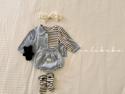 Valubebe58｜(65-90) 翻領透氣開襟外套6