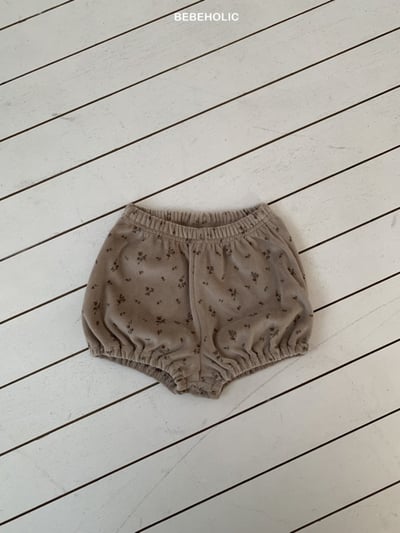 Bebe holic50｜(3m-18m) 蕾絲口袋碎花短褲10