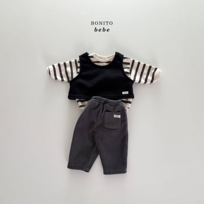 Bonito75｜(3m-18cm) 磨毛簡約背心4
