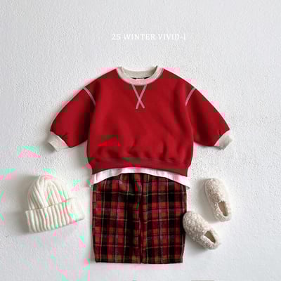 vivid56｜(78cm-125cm) 撞色休閒上衣11