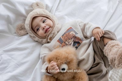 M-KIDS16｜(55-85cm) 3色保暖刷毛腳套16