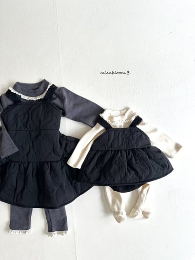 Bloom.b49｜(0m-24m) 蝴蝶結印花絎縫包屁衣11