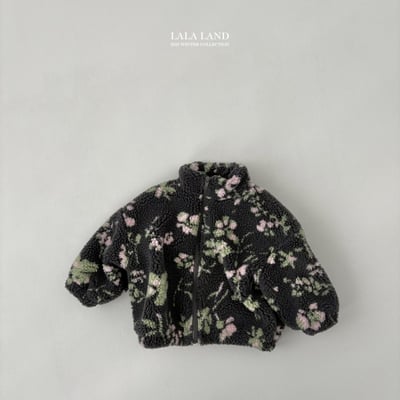 lala land44｜(75cm-120cm) 3色印花刷毛拉鍊外套24