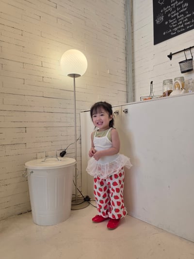 Color01｜(75-115cm) 細肩背心薄紗12