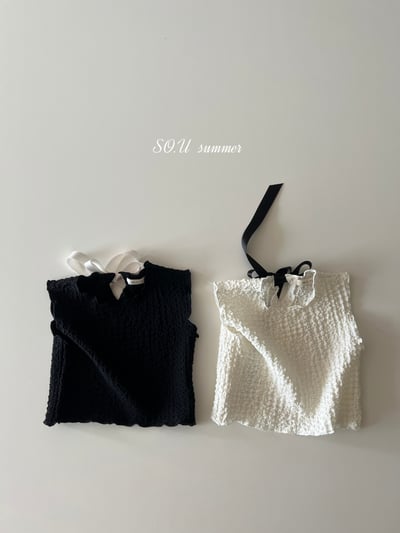 SO.U23｜(6m-18m) 抓皺緞帶套裝6