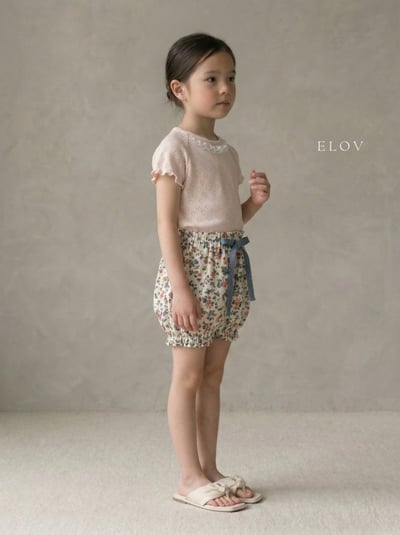 Mon petit20｜(73-118cm) 碎花抽繩短褲9