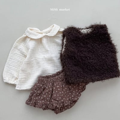 mimi market18 (65-85cm)  棉麻翻領上衣5