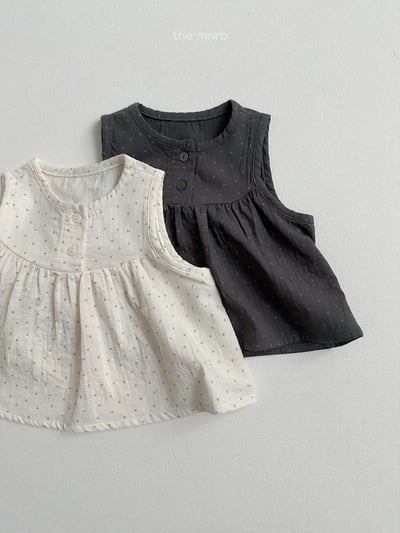 MiniRobe42｜(70-110) 印花傘狀無袖上衣4