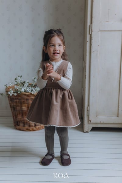 ROA19｜(80cm-120cm) 2色深V吊帶連身裙15