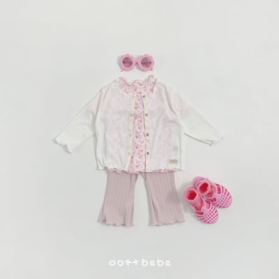 Oottbebe13｜(1y-7y )  木耳邊薄開衫外套4