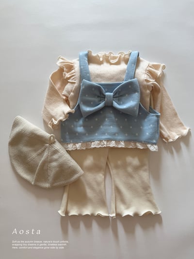 AOSTA26｜(6m-5y) 蝴蝶結蕾絲小背心22