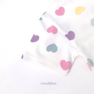 LIME&BLUE33｜(80-118cm)  繽紛愛心套裝11