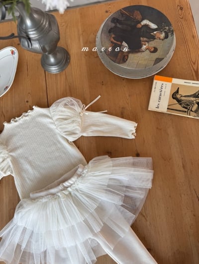 Marron 05｜(1y-6y) 公主蓬蓬袖上衣11