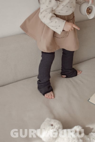 GURU GURU03｜(6m-24m) 3色羅紋腳套襪13