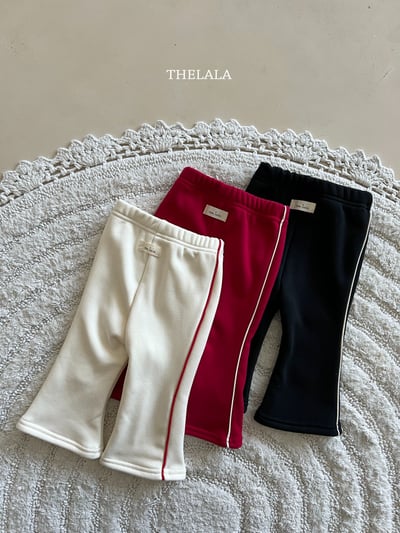 thelala52｜ (1y-6y) 素面線條喇叭褲7
