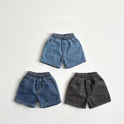 vivid113｜(78cm-125cm) 3款基本款牛仔短褲2