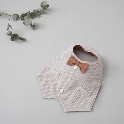 LEMONADE54｜(55cm-85cm) 2色紳士背心包屁衣含帽子19