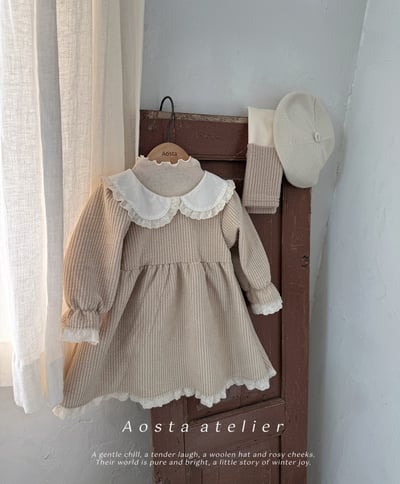 AOSTA58｜(6m-5y) 柔軟羊毛捲邊上衣20