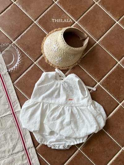 thelala67｜ (0m-18m) 無袖綁帶氣球洋裝包屁衣6