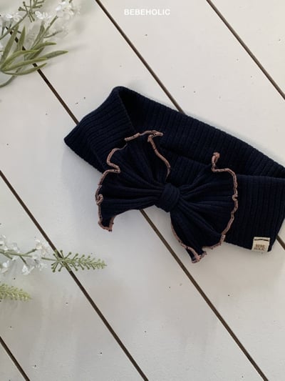 Bebe holic05｜(3m-18m) 滾邊蝴蝶結髮帶2