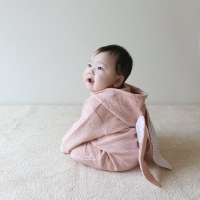 LEMONADE08｜(55cm-85cm) 3色小兔連帽連身衣12