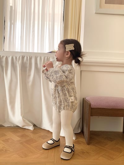 JE596｜(66cm-90cm) 藍色花藤包屁衣13