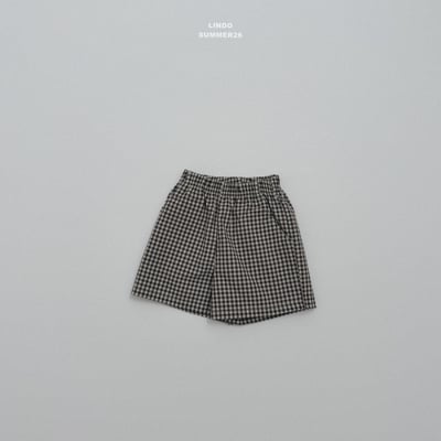 Lindo61｜(80-125) 格紋短褲8