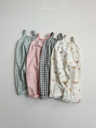 MiniRobe21｜(70-110) 無袖吊帶連身褲1