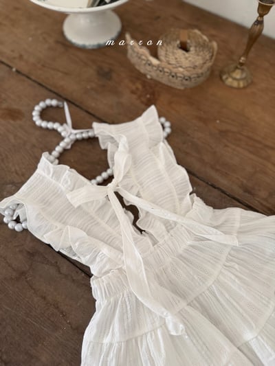 Marron12｜(3m-18m 1y-6y) 甜美吊帶綁結裝13