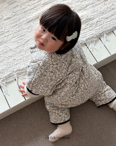Cieldemaman03｜(6M~15M)  2色小碎花連身服10