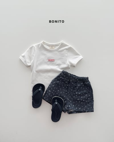 Bonito04｜(75cm-125cm) 2色甜美小花朵短褲4