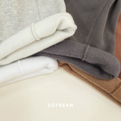 Soybean59｜(75cm-118cm) 按扣直筒棉褲2