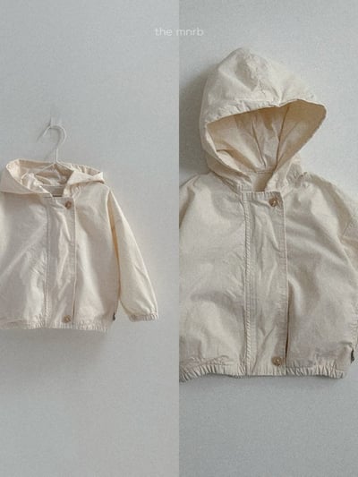 MiniRobe41｜(70-110) 休閒鈕扣連帽外套5