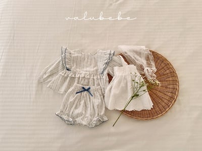 Valubebe62｜(65-90) 刺繡小花洋裝8