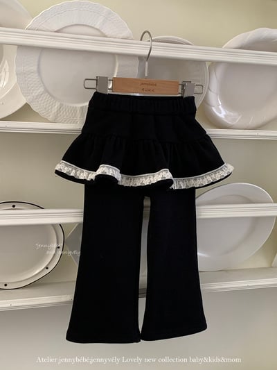 JE 653｜(80-110cm)  花邊褲裙喇叭褲1