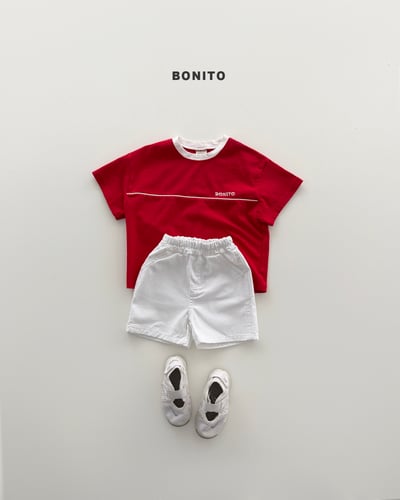 Bonito12｜(75cm-125cm) 2色字母分線上衣5