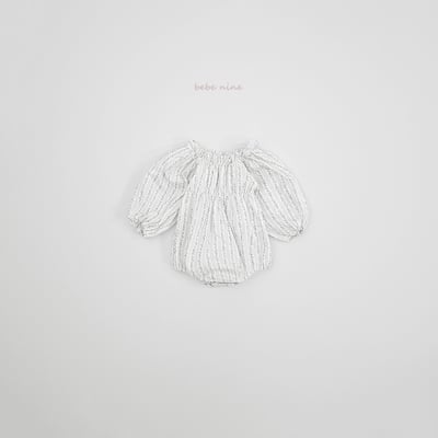 bebe nine06 (65-90) 2色荷葉立領碎花包屁衣18