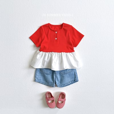 vivid34｜(78cm-125cm) 3款迷你羅紋蛋糕連身裙10