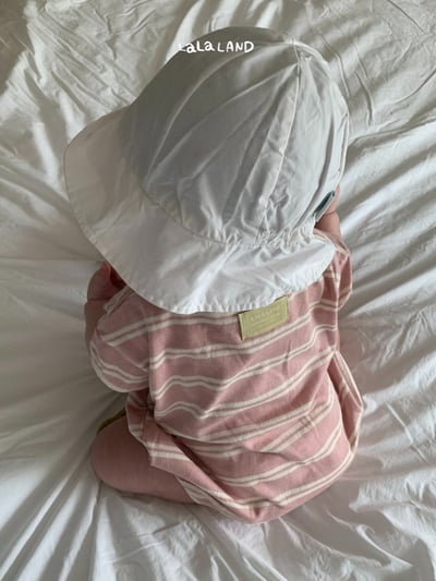 lala land25｜(3m-18m) 2色條紋包屁衣14