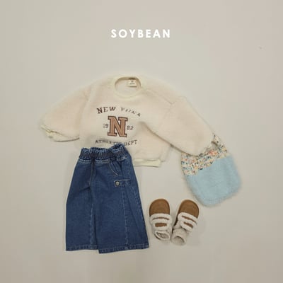 Soybean36｜(75cm-118cm) 英字刷毛上衣6