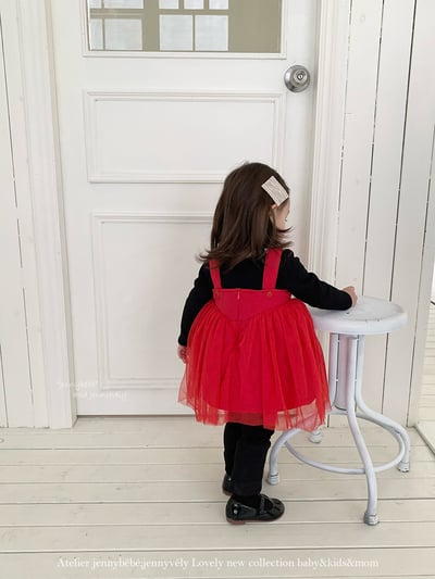 JE 418｜(80-110cm)  絎縫線蕾絲洋裝24