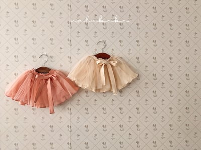 Valubebe31｜(65-80) 緞帶薄紗包屁褲裙12