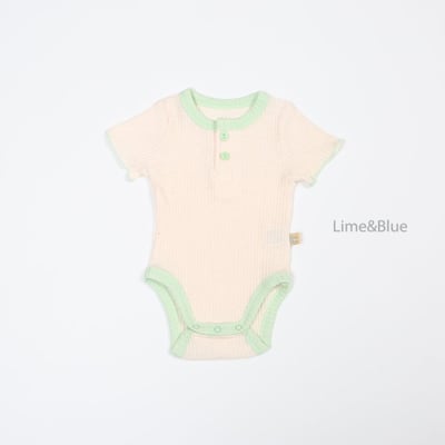 LIME&BLUE08｜(55-80cm)  馬卡龍包屁衣8