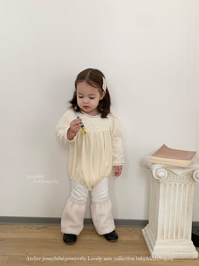 JE 421｜(66-90cm)  玫瑰蕾絲包屁衣8