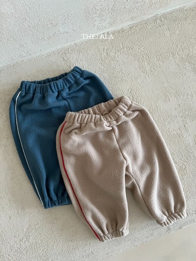 thelala48｜ (1y-6y) 線條絨毛束口褲7