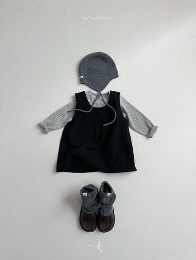 Atomeme40｜(70cm-110cm) 保暖針織綁帶帽11