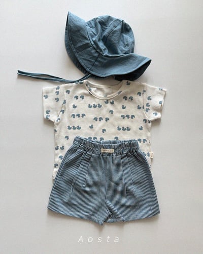 AOSTA26｜(6m-5y) 4款線條小標短褲25