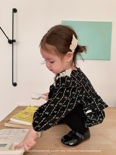 JE627｜(66cm-90cm) 復古碎花花邊包屁衣17