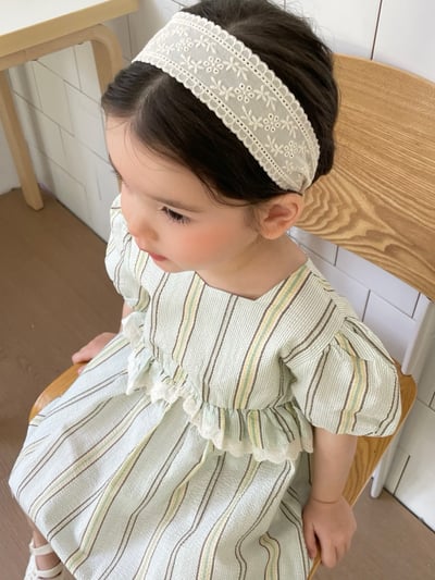 JE24｜(66-120cm) 森林條紋包屁衣/洋裝9