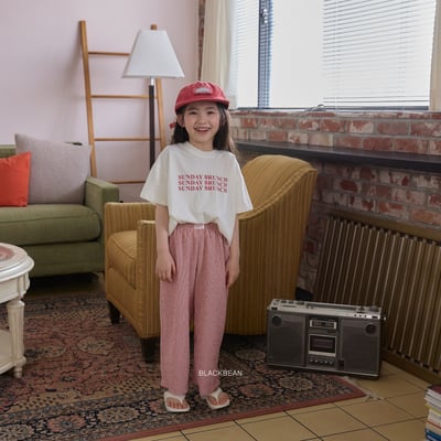 BEAN16｜(65-120cm) 透氣格紋長褲14